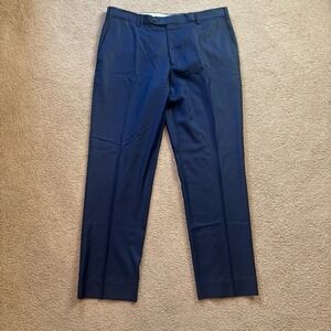 Neiman Marcus Loro Piana Super 130's Dress Pants Men's 38 Navy Wool Italian
